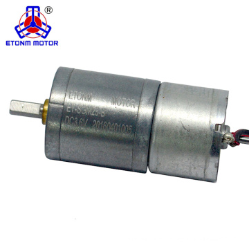 electric motors 25mm diameter 6v brushed dc motor for safe lock